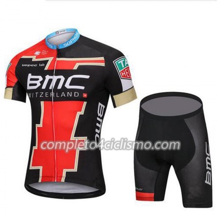 Completo Maglia Ciclismo + Pantaloncino 2018 BMC Racing Team N002 Completo Maglia Ciclismo + Pantaloncino 2018 BMC Racing Team N002